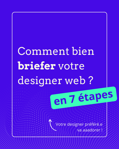 Couverture guide brief designer web