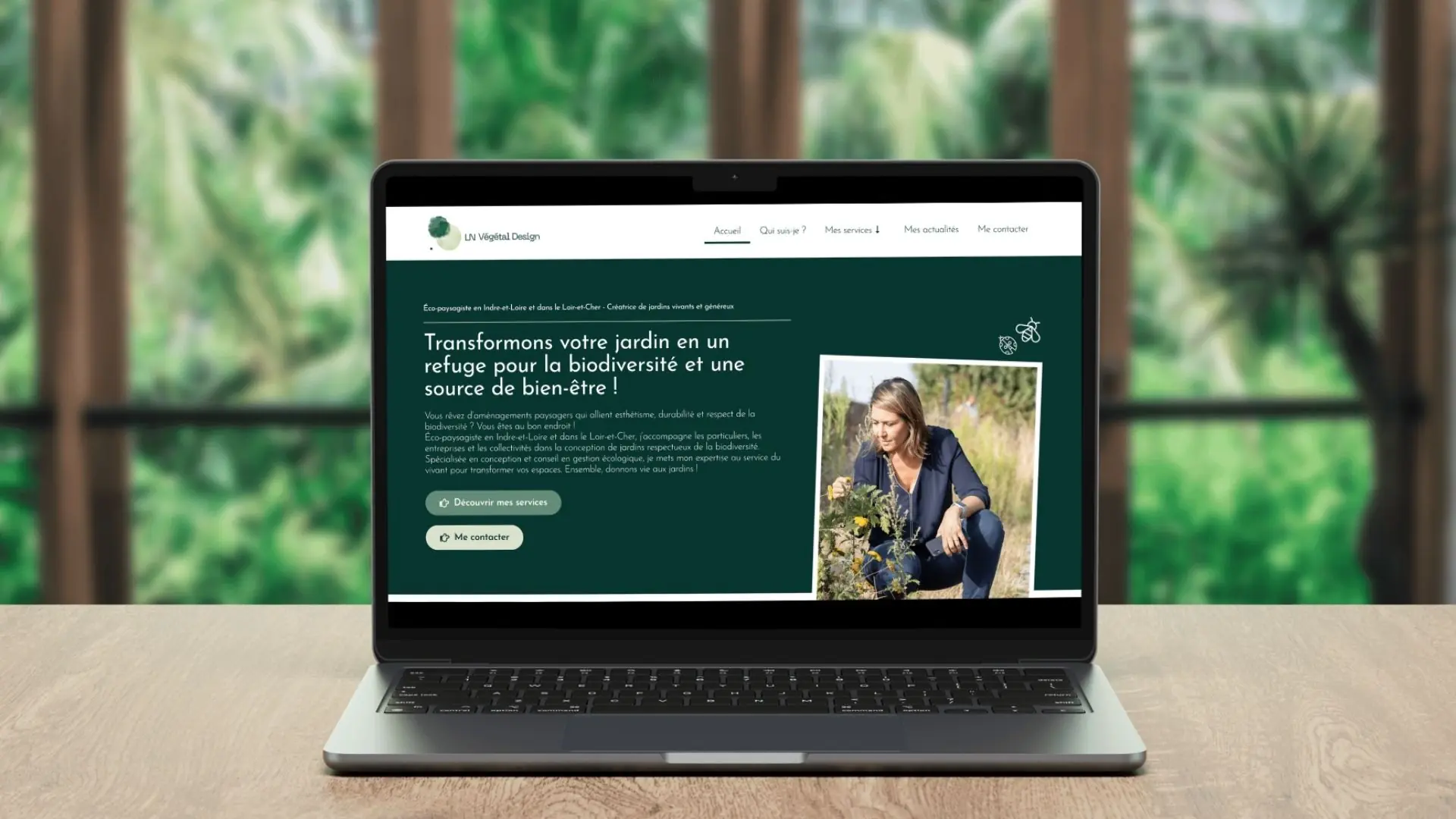 Site web pc portable LN Végétal Design