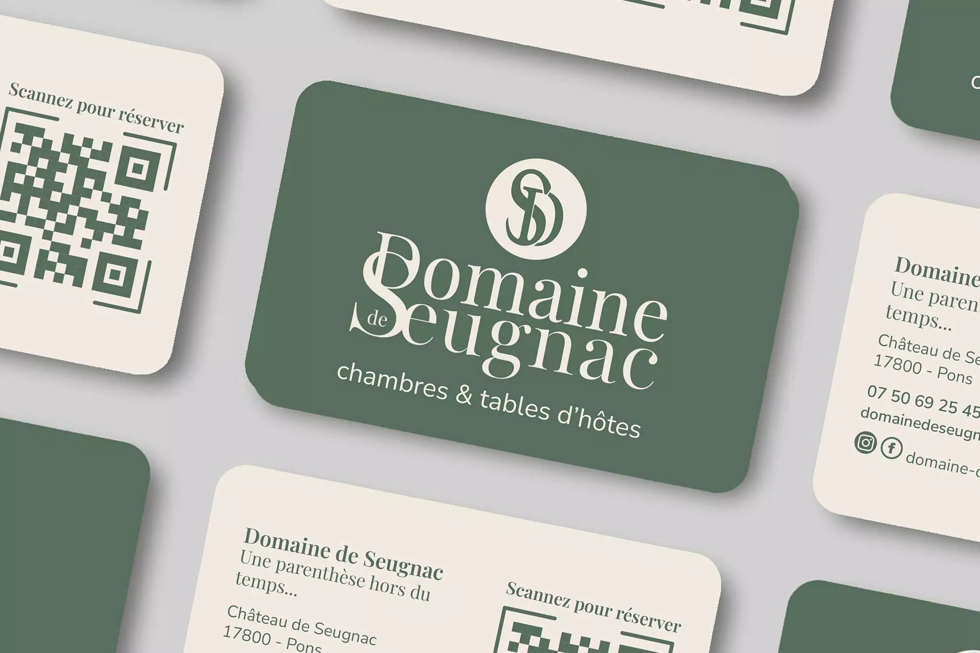 Carte de visite chambres et tables d'hotes