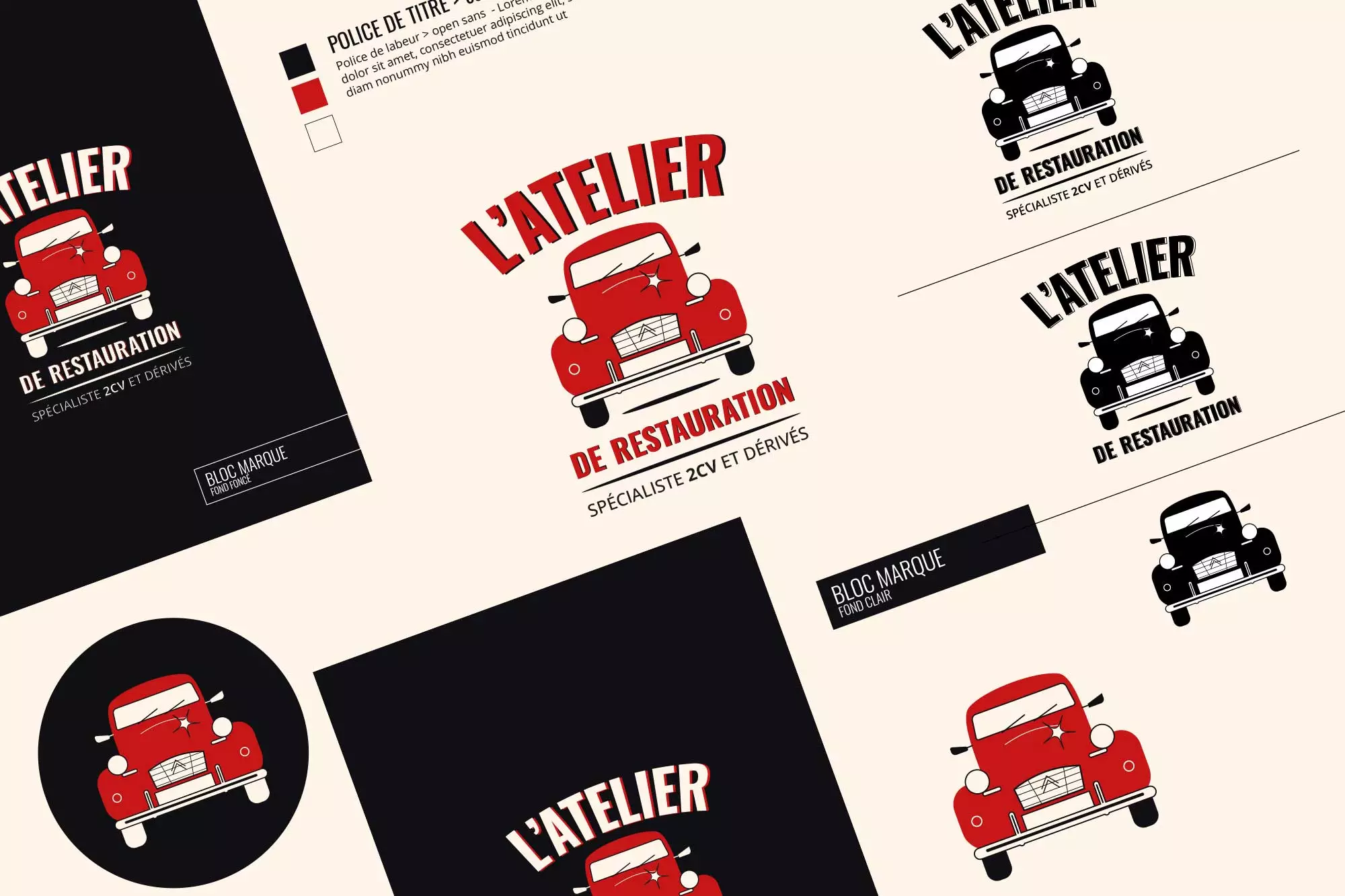 Logo restaurateur 2CV Chinon