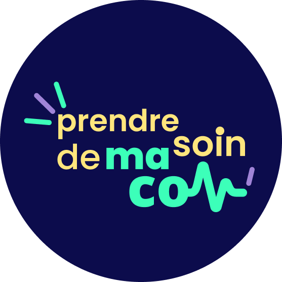 Visuel prendre soin de ma com' par la Weberie