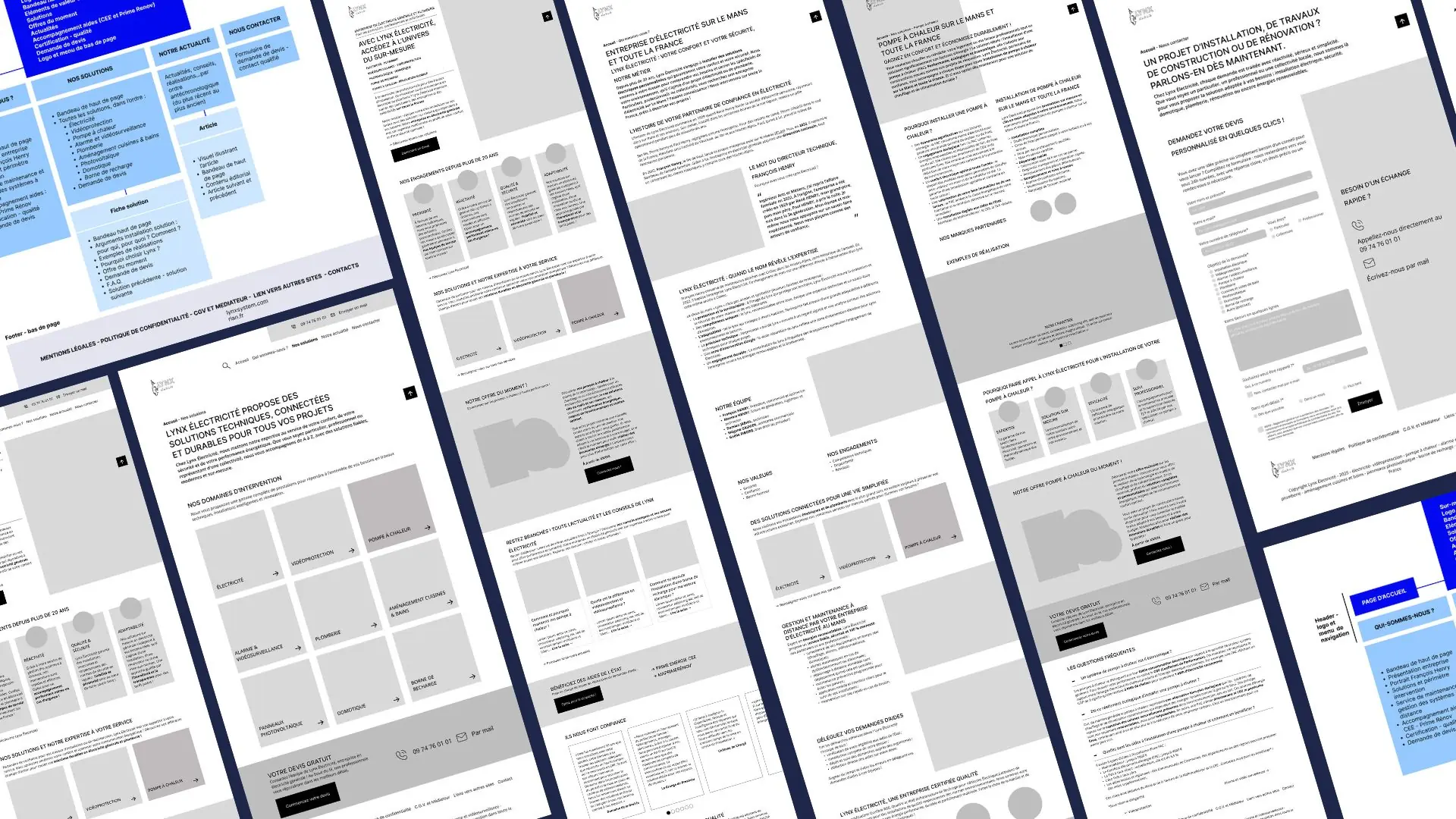 Wireframe LynxÉlectricité